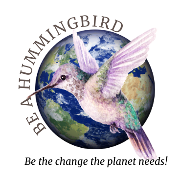 Be a hummingbird - be the change the planet needs. Published on Bourdicou blog page