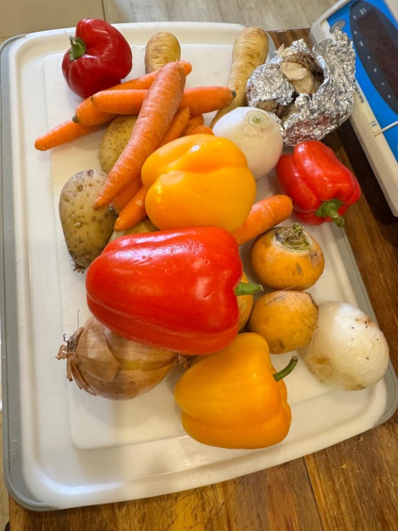 vegetables for the chowder