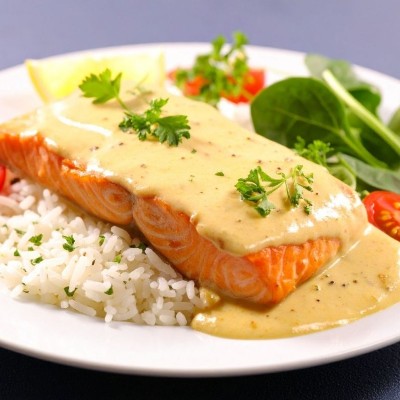 classic Hollandaise with salmon