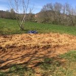 stage 1 mix the straw and soil